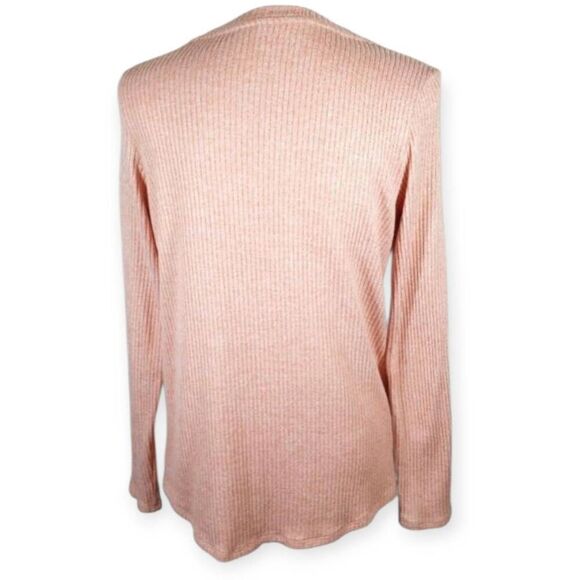 AMERICAN EAGLE PEACH RIBBED SWEATER SZ.M EUC. - Picture 2 of 4